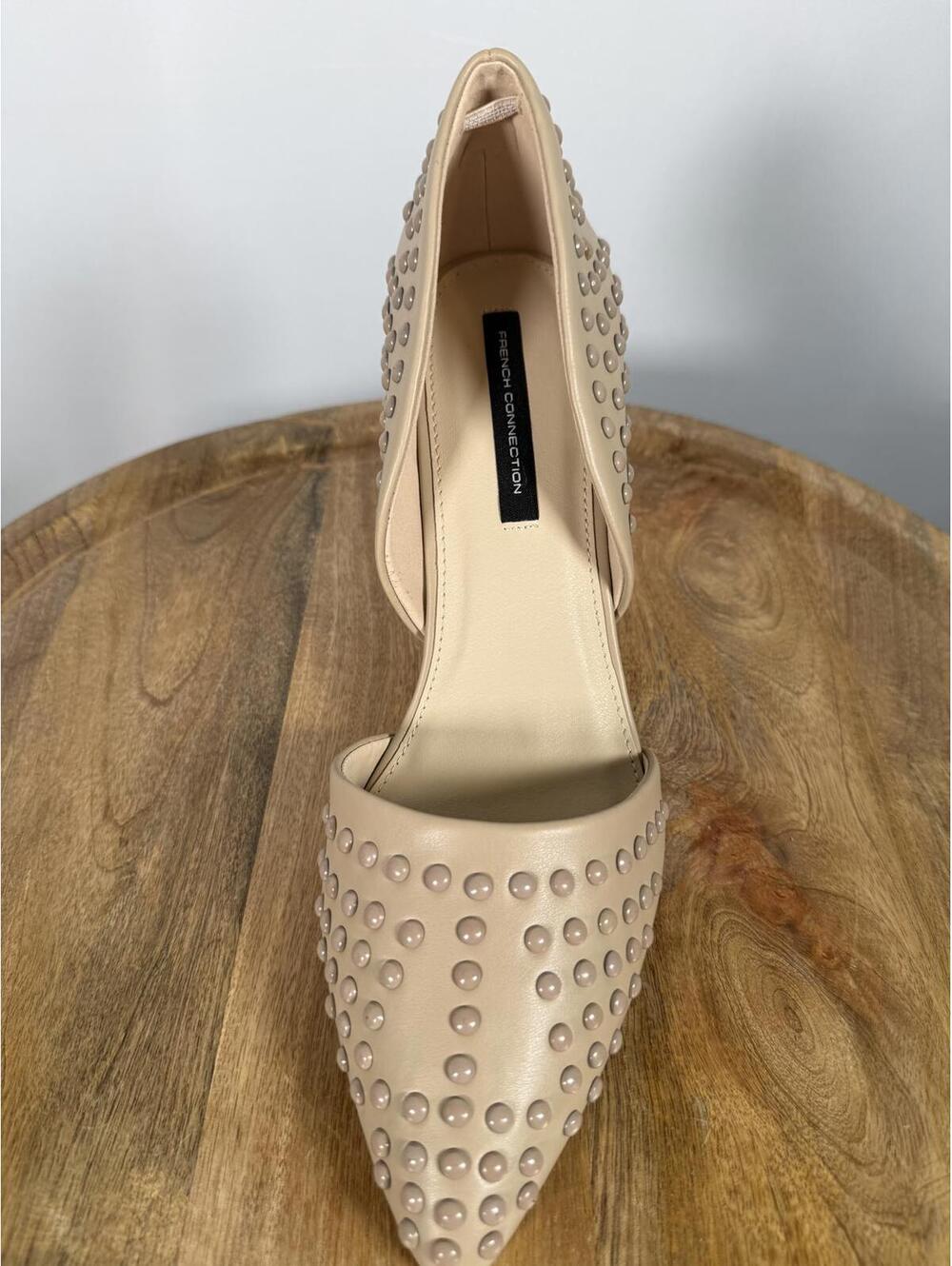 French Connection Studded D'Orsay Heels Size 11 NWB - Picture 8 of 10